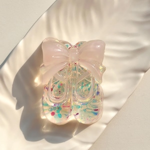 Handgjorda färgskiftande paljetter balettskor Taba Squishy: Kameleont, livsmedelsklassat silikonglitter