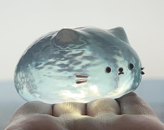 Handgemachtes Katzenbrot Taba Squishy: Lebensmittelqualitätssilikon, Stressabbau, Bling, weich, Geschenk, Kinder, Geburtstag