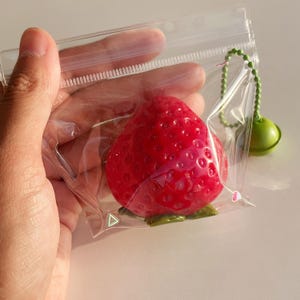 Handmade Strawberry Taba Squishy: Food-Grade Silicone, Fidget Stress Relief Toy, Hand-Exercise Gift, Kids, Sticky imagem 11