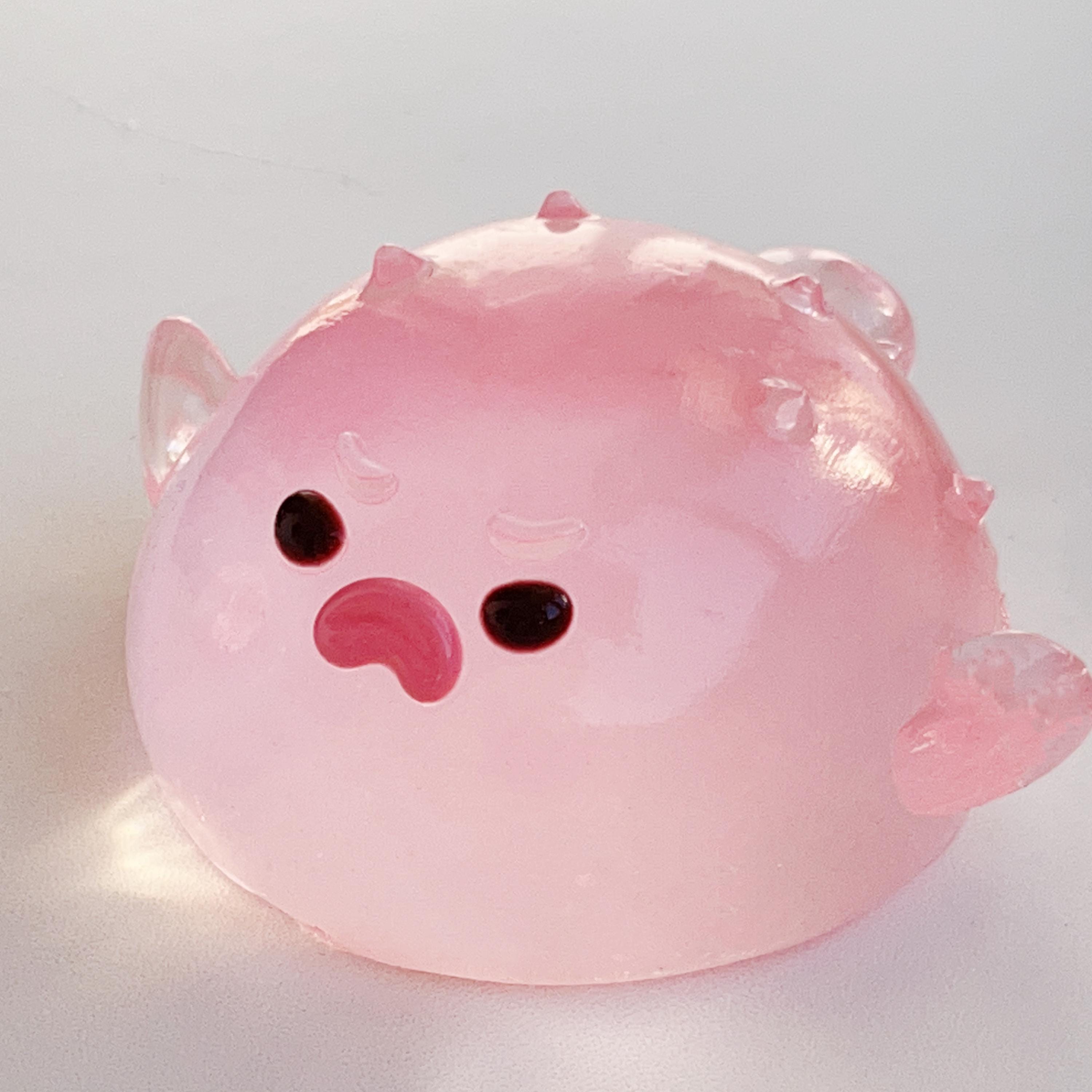 Pufferfish Taba Squishy: Handmade, Stress relief, Toys, Funny, gift kid, GF, birthday, Silicone (95g)