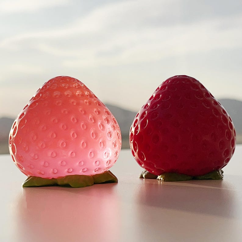 Handmade Strawberry Taba Squishy: Food-Grade Silicone, Fidget Stress Relief Toy, Hand-Exercise Gift, Kids, Sticky imagem 6