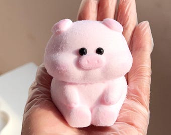 pig squishy  Cute, Handmade, Taba Squishy, Soft, Relax, Toy,gift for GF,gift for kid,fidget toy,Stress relieving toys,pet toy,for friend
