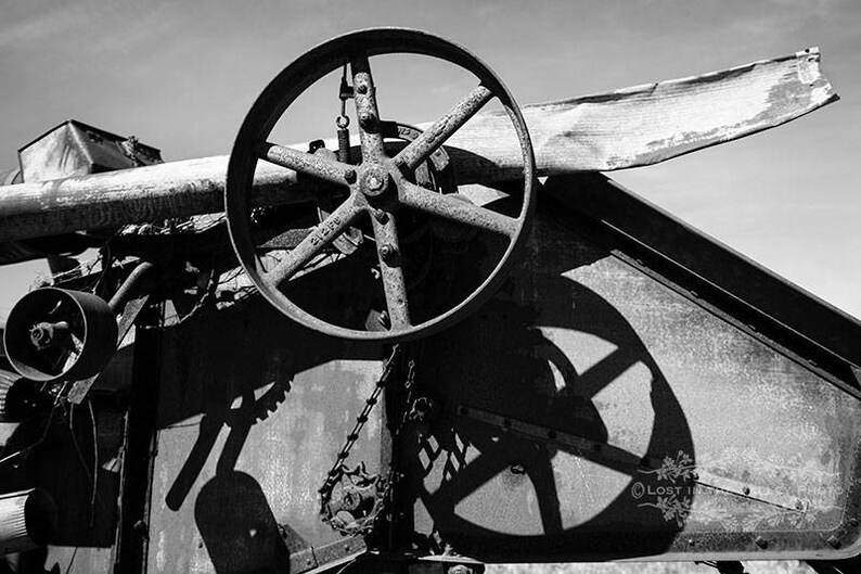 Rustic Wall Art Black and White Print Farm Photography Etsy