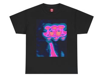 T-shirt cyberfuturisme, grafisch uniseks shirt, Olandria-kleding, sci-fi-T-shirt, techno-cyberpunkshirt