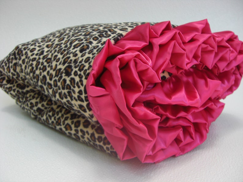 Pink Leopard Cheetah Print Minky Baby Blanket Baby Girl | Etsy