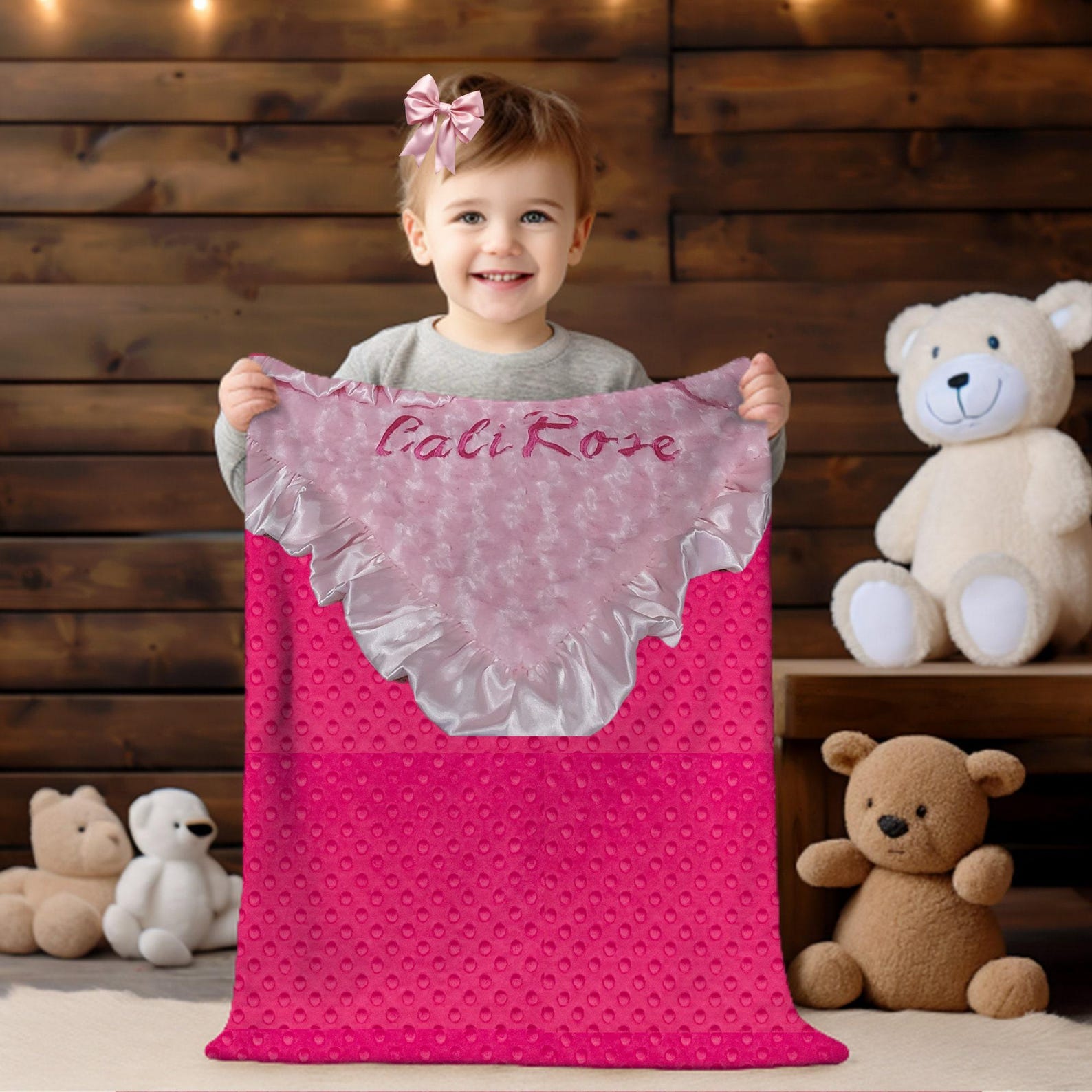 SOFIJA - Finezja Blanket - Pink main image 1