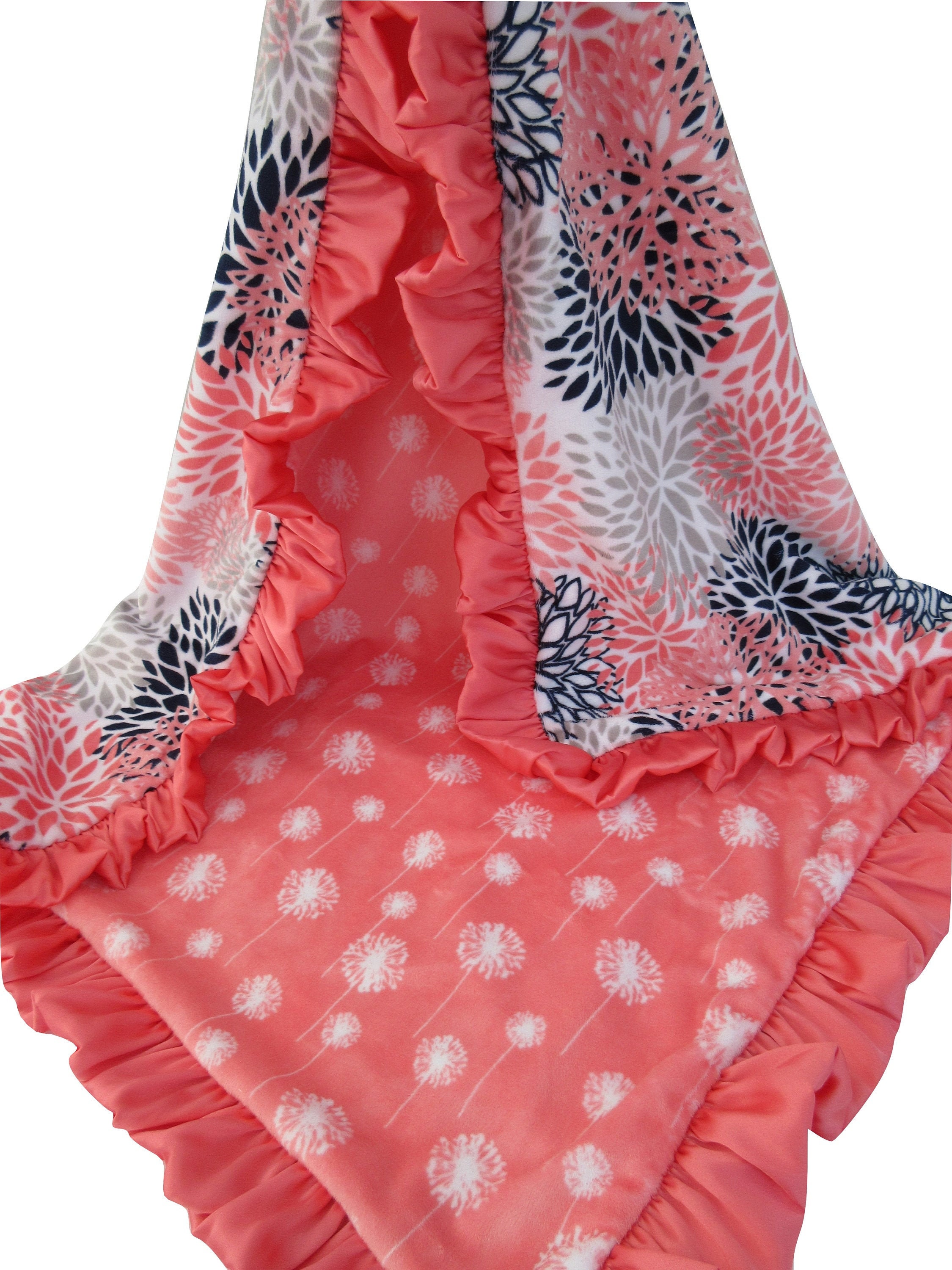 dandelion baby blanket