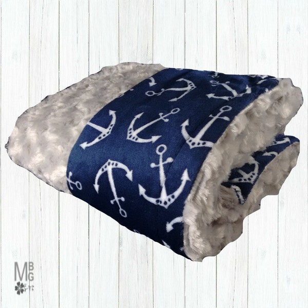 Nautical Blanket Etsy