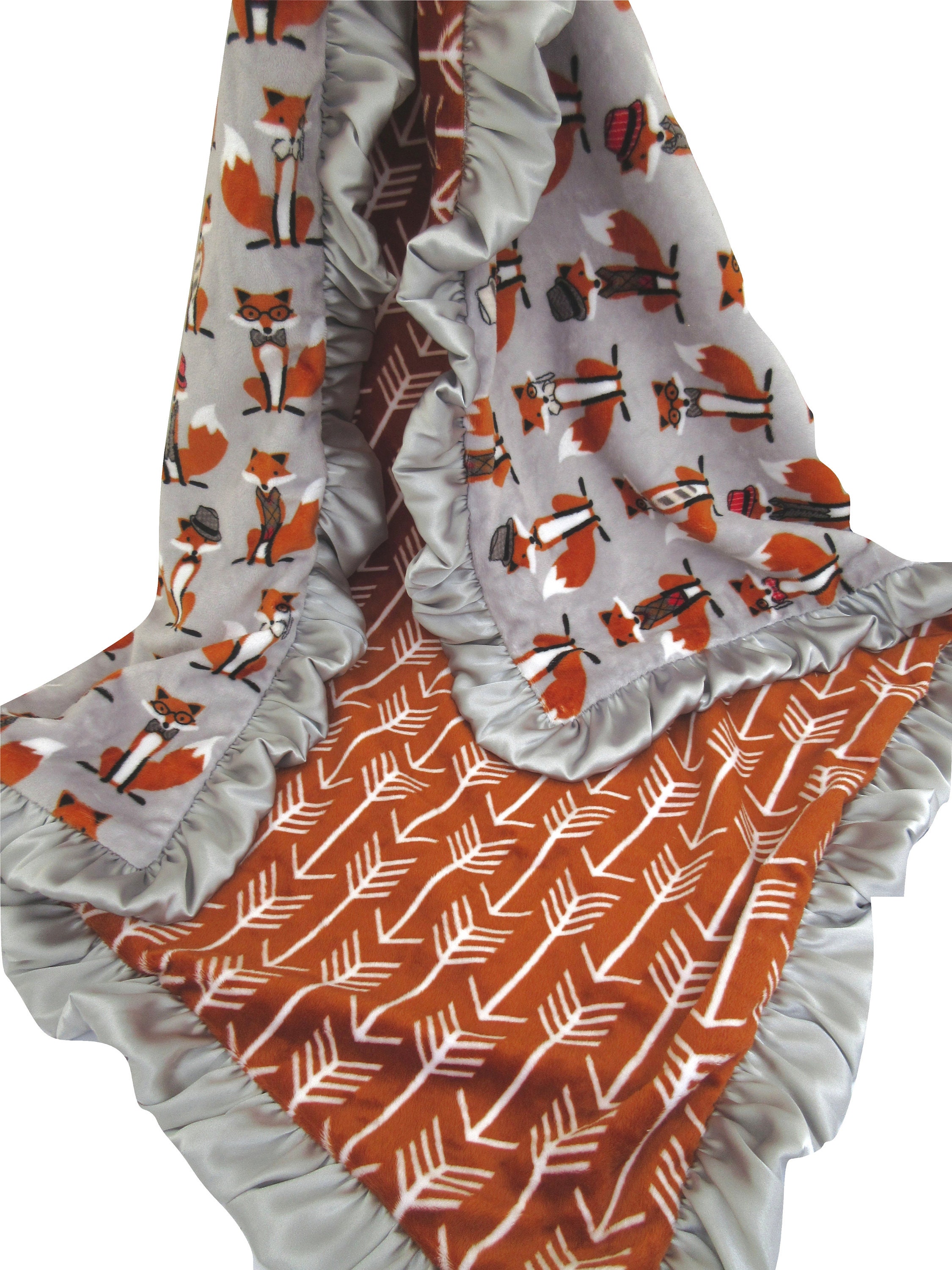 burnt orange swaddle