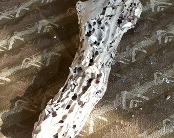 Unique 14" Piece of Weathered Washington Coast Beach Driftwood, OOAK Wormwood for Crafts, Terrarium, Art