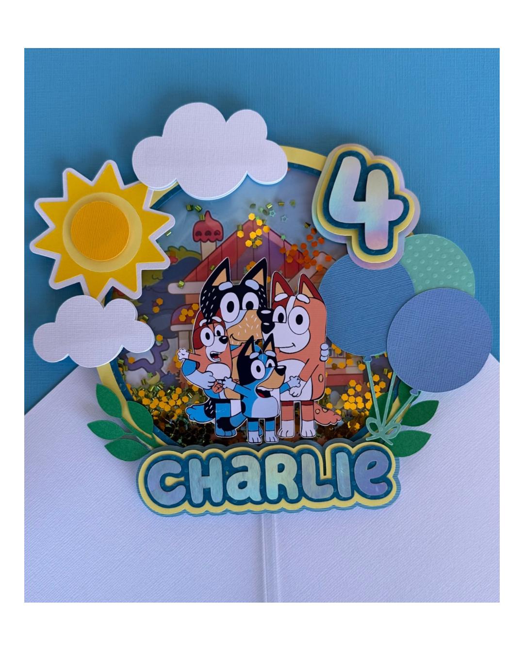 Inspired Bluey Cake Topper