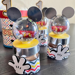Personalized Mickey Mini  Nutella jar/Disney Personalized Mini Nutella/ Mickey party favor mini Nutella jar