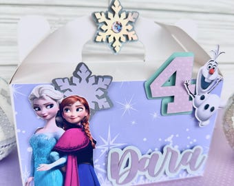 Frozen Favor Boxes: Custom Party Goodie Bags