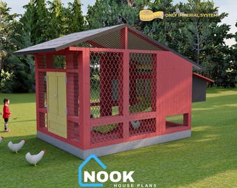DIY Chicken Coop Plans 7x5: Modern Backyard Farm (PDF Download)