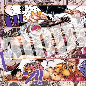 One Piece TTC Spielmatte 60 x 30 cm, Motiv Katakuri Manga