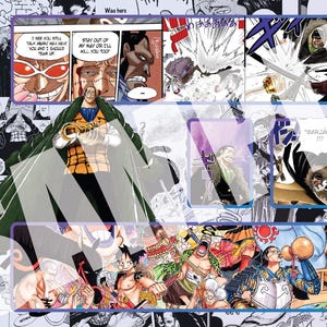 One Piece TCG playmat 24x12 inch file design Crocodile manga (updated)