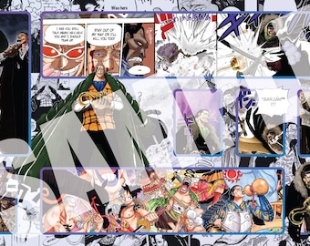 One Piece TCG playmat 24x12 inch file design Crocodile manga (updated)