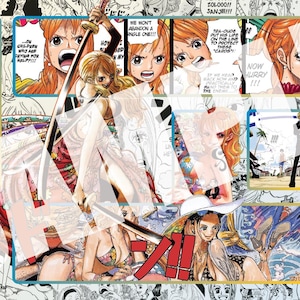 Tapete de jogo One Piece TCG 24 x 12 polegadas arquivo design Nami mangá