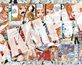 One Piece TCG playmat 24x12 inch file design Nami manga