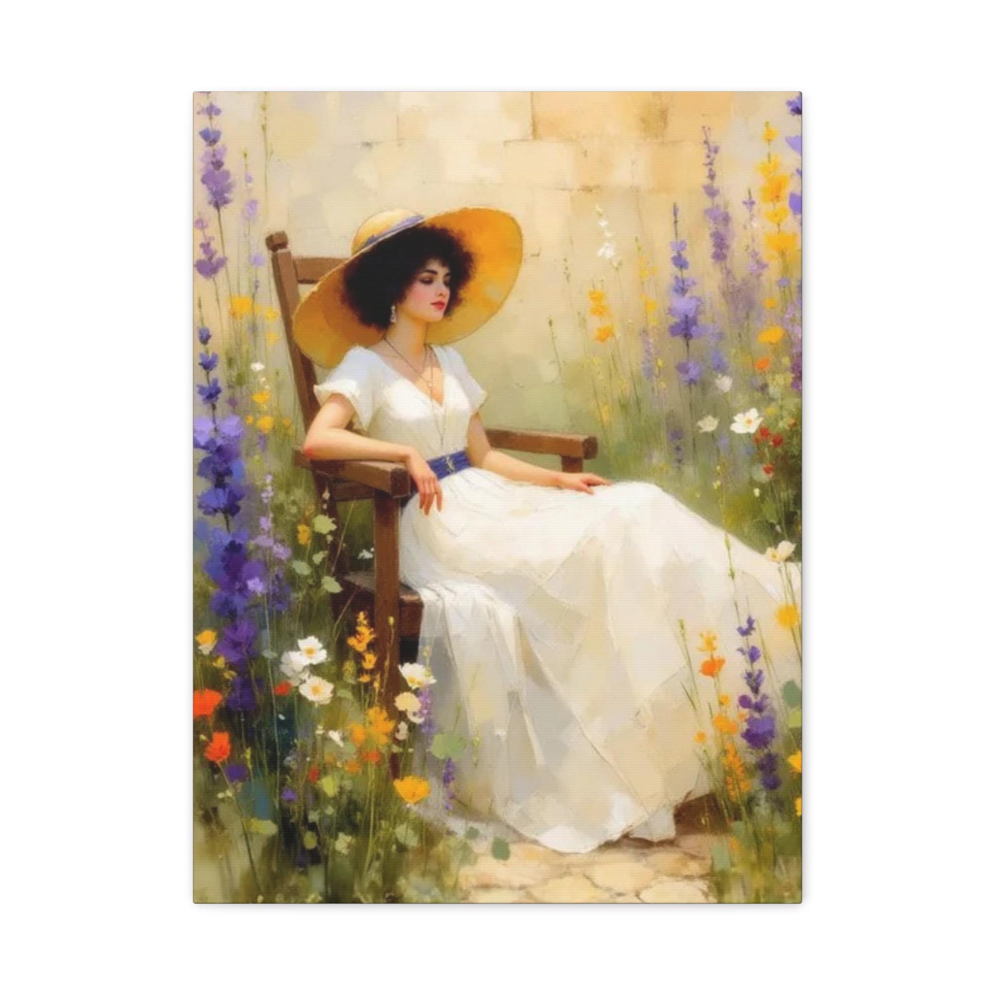 Lady of the Garden Art Print