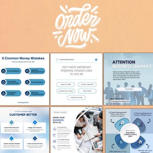 Finance Coach Instagram Post Template, Editable Social Media Posts for ...