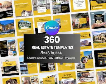 Real estate property investment firm real estate market ventures construction development assets funds social media canva post templates