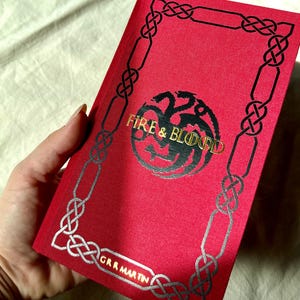 Fire and Blood • Rebound Book • Special Edition • George R.R. Martin • Bookbinding