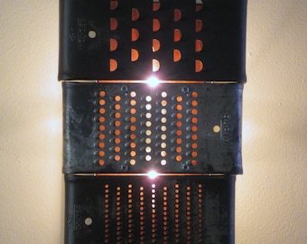 Rapid Wonder pair of industrial wall sconces - plug in or hard wire