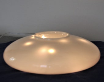 Translucent shade or diffuser for hurricane lamp