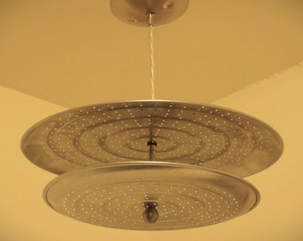 Forbidden Planet flying saucer pendant light