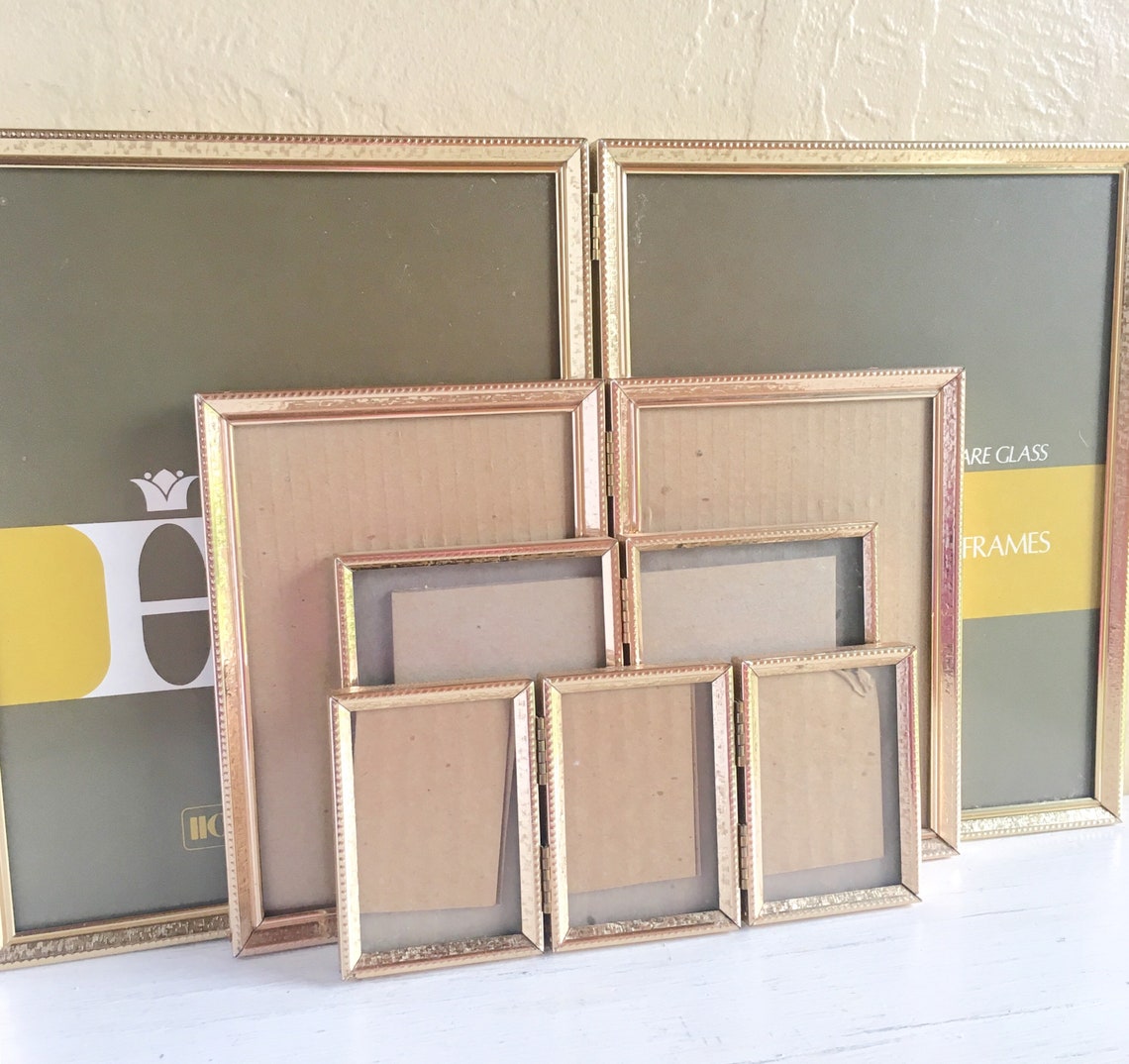 Matching Hollywood Regency Gold Metal Picture Frames All Sizes Etsy