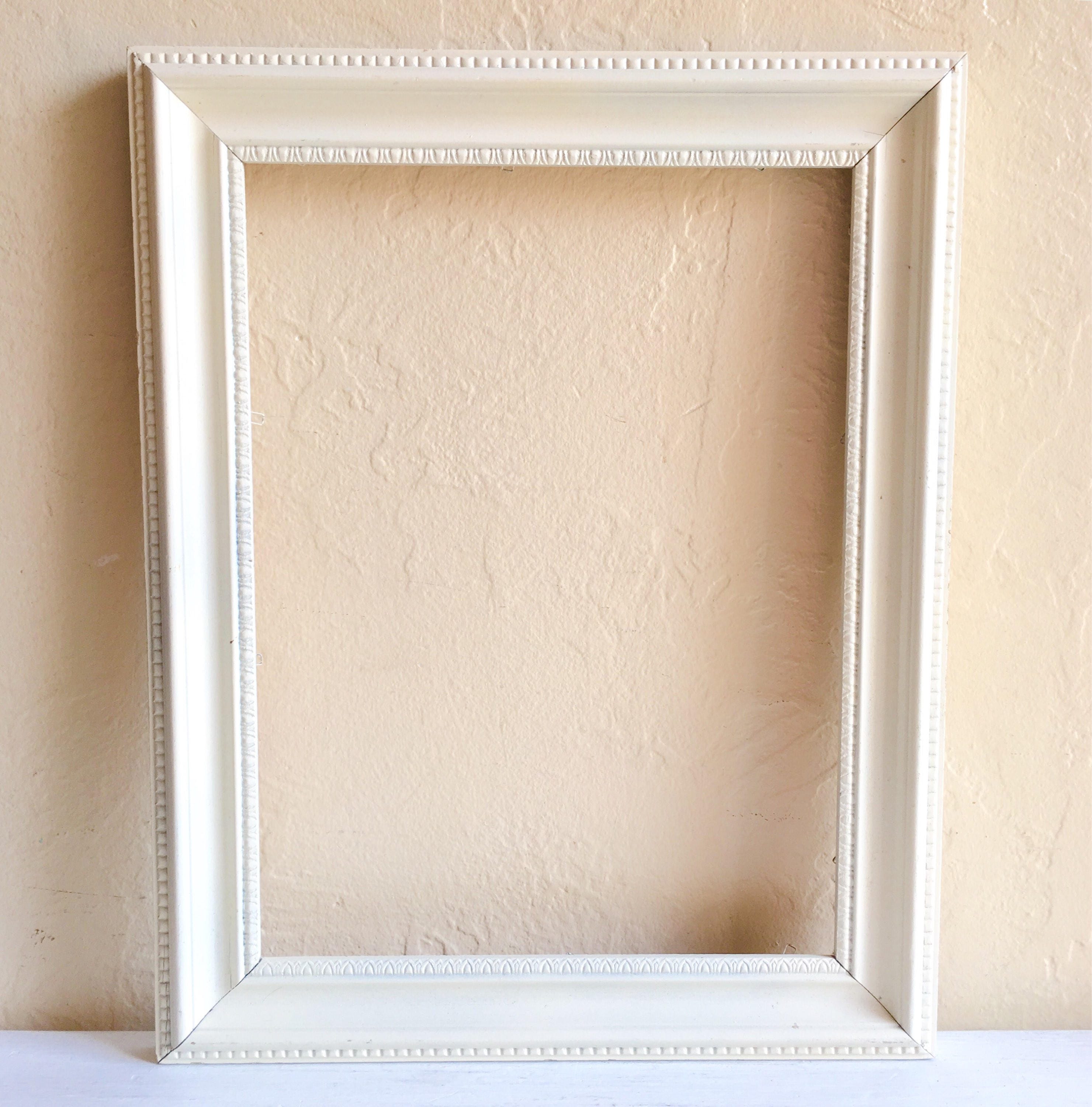 Cream Color Painted Wood Picture Frame 9 X 12 Inch Wall 50