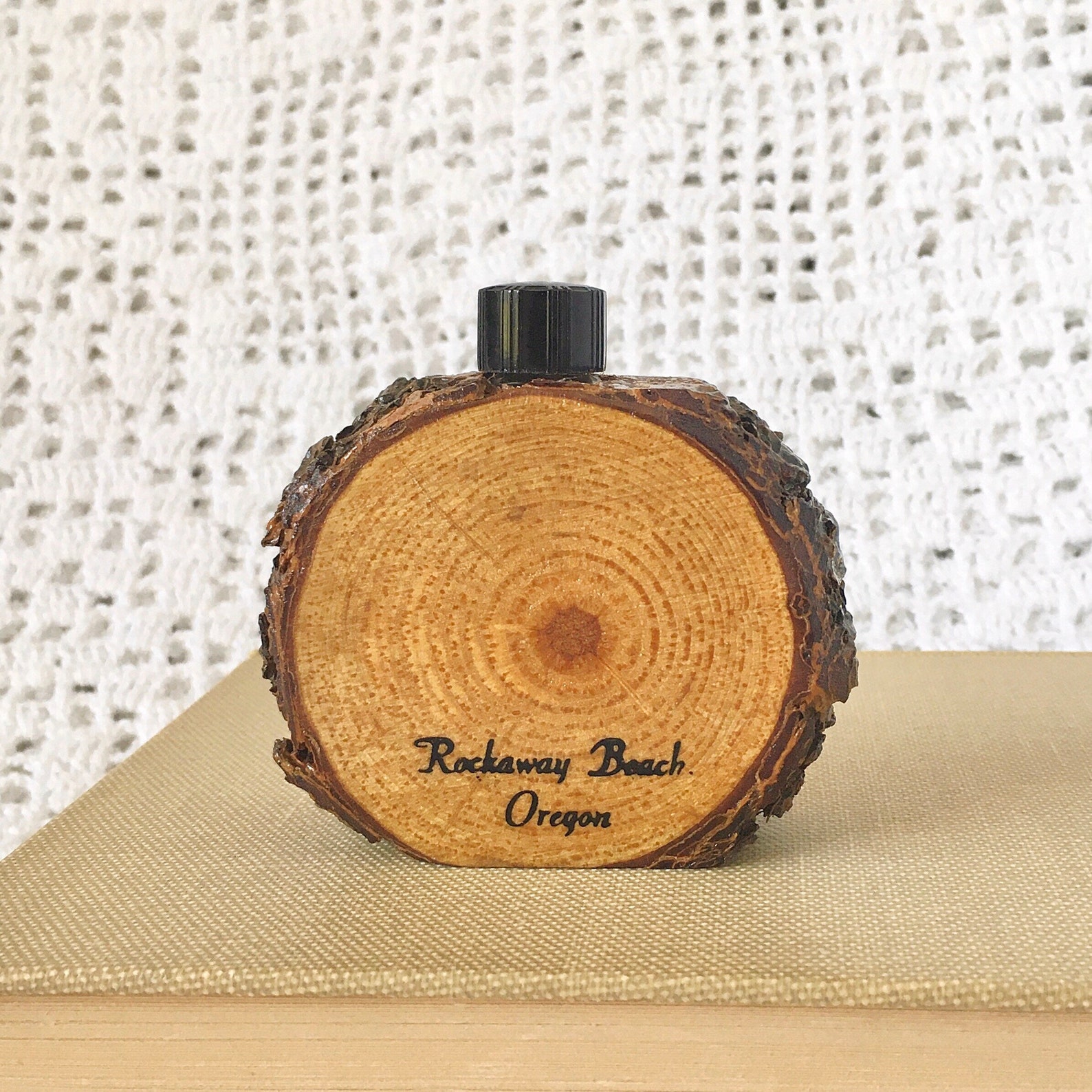 Vintage Pine Perfume Bottle Rustic Primitive Wood Wooden Glass Etsy