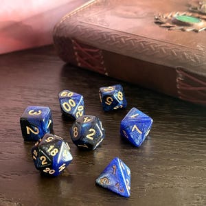 Personalized Color Palette Mystery DnD Dice Set | Blind Bag Dungeons and Dragons Dice | Surprise RPG Set