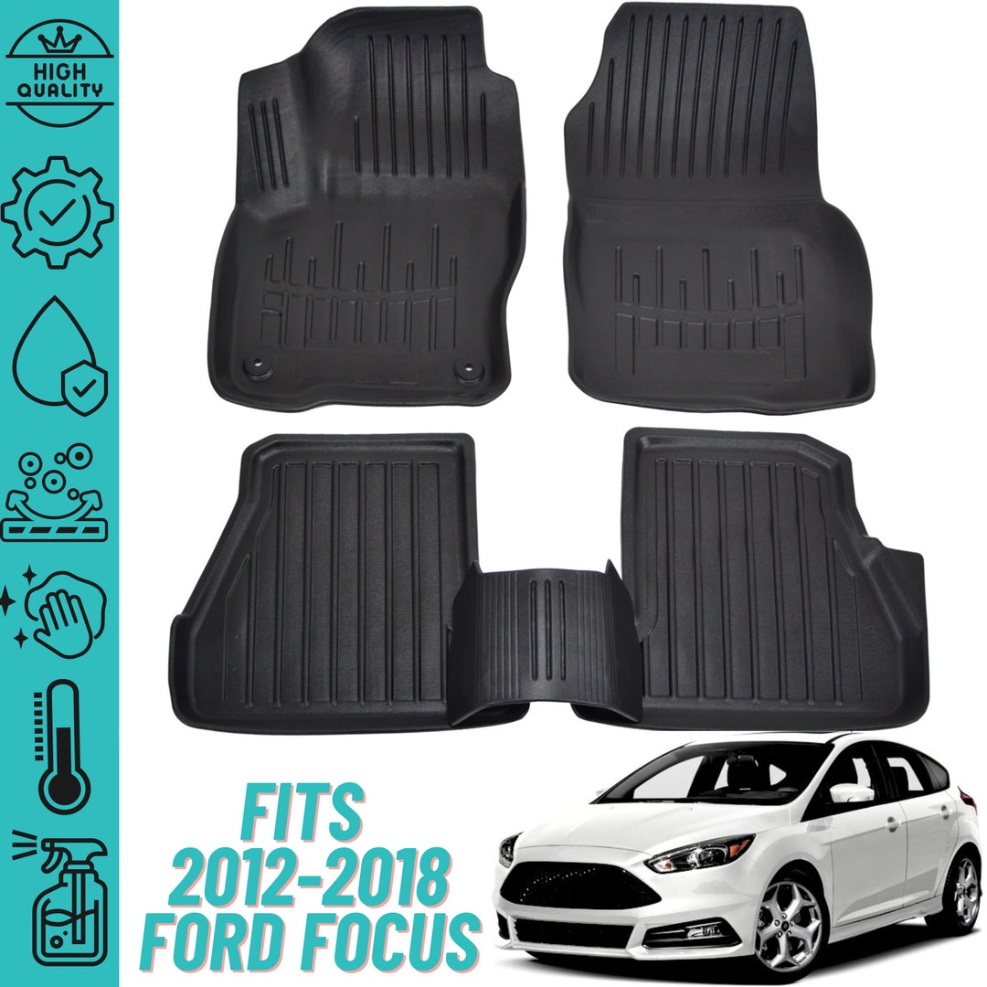 Ford Focus Floor Mats 2012-2018: Custom Fit, All Weather, Heavy Duty - Etsy