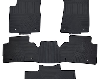 Floor Mats For Nissan Armada/Infiniti QX80 2017-2024 Heavy Duty All Weather Liner Set