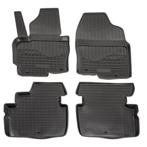 Custom Fit 3D Floor Mats for 2013-2016 Mazda CX-5 (KE) Heavy Duty, All Weather Floor Liner Front & 2nd Row Full Set Rubber, Black