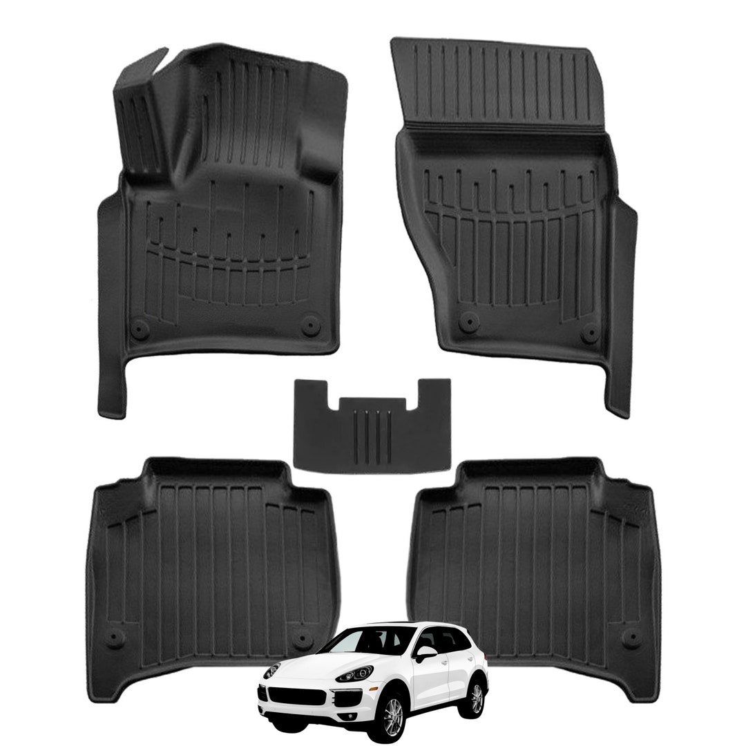 Floor Mats Fits Porsche Cayenne 2011-2017 4-Zone Air Conditioning | 3D Car Mat main image 1
