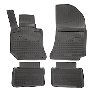 Alfombrillas 3D para Mercedes-Benz Clase E W212 2009-2016, resistentes, personalizadas, para todo tipo de clima, juego completo de goma para la parte delantera y la segunda fila.