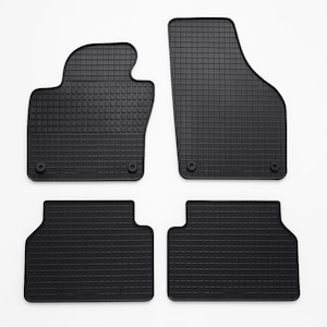 Volkswagen Tiguan Floor Mats 2009-2017: Heavy Duty All Weather, Front & 2nd Row