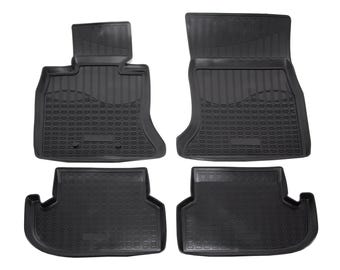Custom Fit 3D Rubber Floor Mats for 2011-2016 BMW 5-Series F10/F11 All Weather Liners