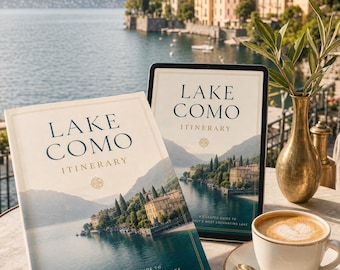 Custom Lake Como Itinerary, Varenna Bellagio Menaggio Travel Plan (Digital PDF Guide)
