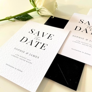 Save The Date Hochzeitskarten | Personalisierte Save the Date Karten | Hochzeitsanzeige