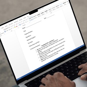 Lab Report Template, Word and PDF Format, Fully Editable and Printable ...