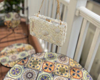 Aurielle Shell Clutch
