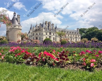 Chenonceau Castle & Gardens Loire Valley Chenonceaux, France Fine Art Photography Photo Print YOU CHOOSE STYLE!