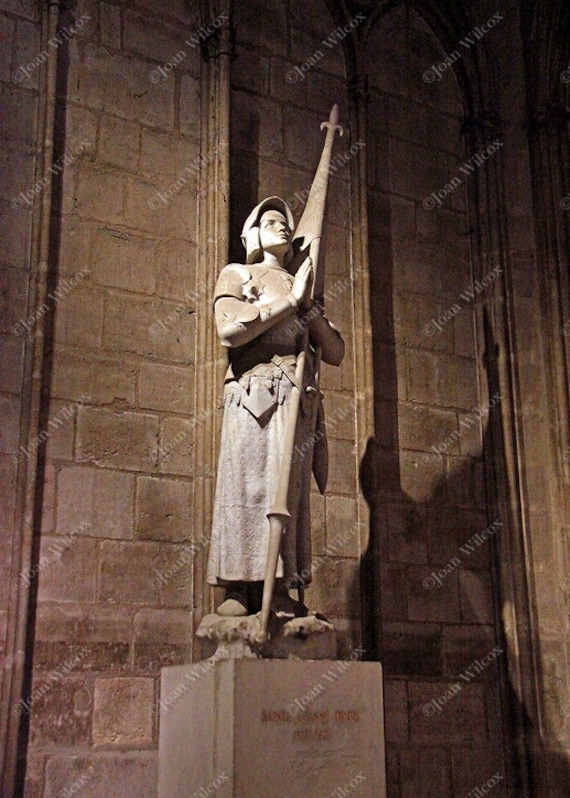 Statue of St. Joan of Arc 1412 1431 Jeanne D' Arc in Etsy