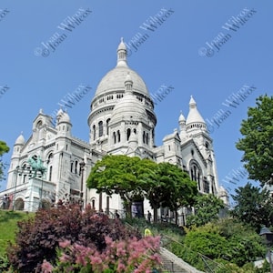 Sacre Coeur, (Sacred Heart) Basilica, Montmartre, Paris, France Religious Fine Art Photography Photo Print You Choose Style!