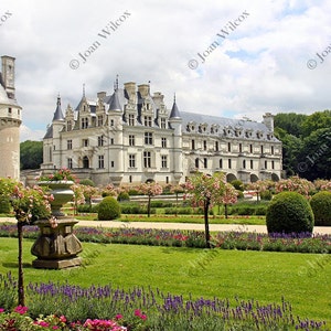 Chenonceau Castle & Gardens Loire Valley Chenonceaux, France Fine Art Photography Photo Print YOU CHOOSE STYLE Photo 2