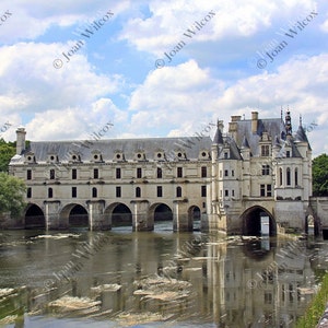 Chenonceau Castle & Gardens Loire Valley Chenonceaux, France Fine Art Photography Photo Print YOU CHOOSE STYLE Photo 3